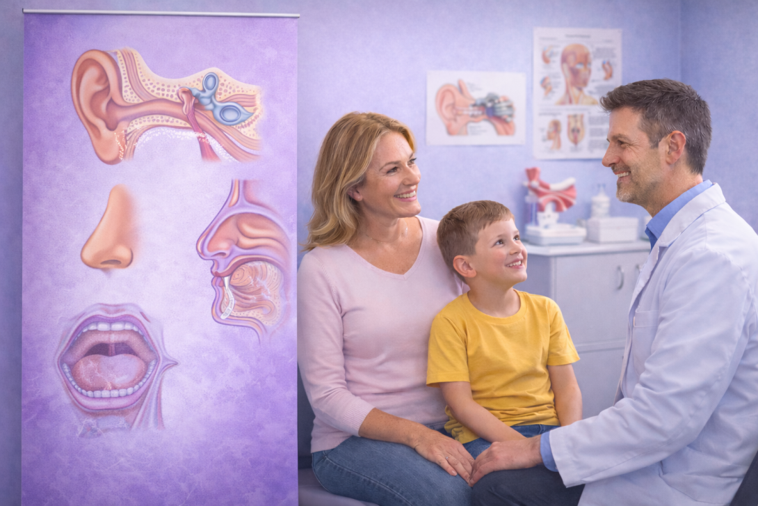 felnőtt fül-orr-gégészet, gyermek fül-orr-gégészet, csecsemő fül-orr-gégészet